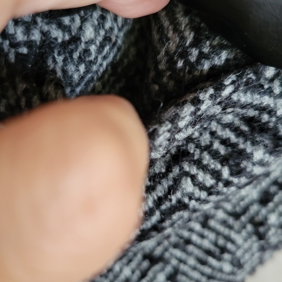 Banana Republic Factory Herringbone Blend Cropped Blazer Size S in Grey/Black - Picture 10 of 10